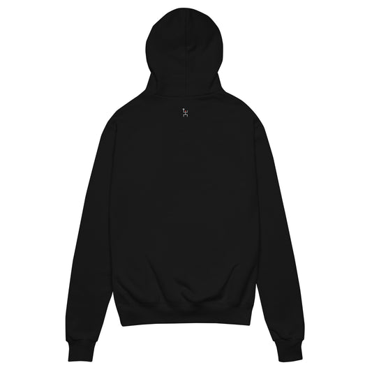 Hang Time Lacrosse - Hoodie black back view 